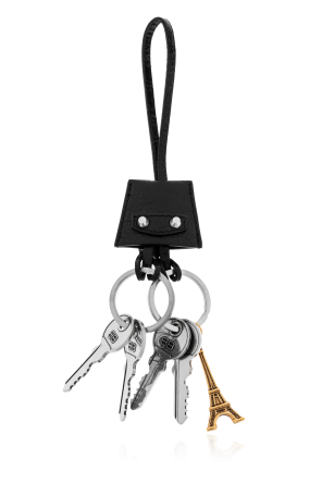 キーホルダー・キーリング BALENCIAGA Woman Key chain Black 8196662ABEK 1000 Balenciaga Keychain | Women's Bags | Vitkac